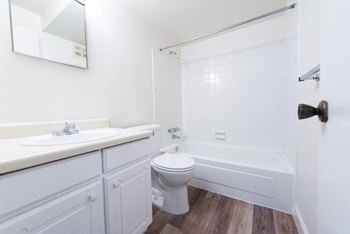 Large floorplans with tub and shower